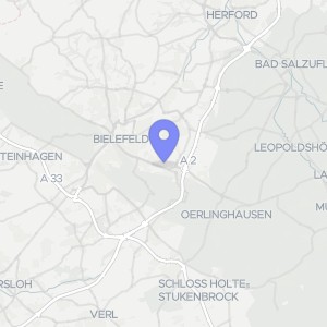 Karte von Danziger Straße 48, 50, 50 A, 52, 54, 56, 58, 60, 62, 64 , 33605 Bielefeld, Stieghorst