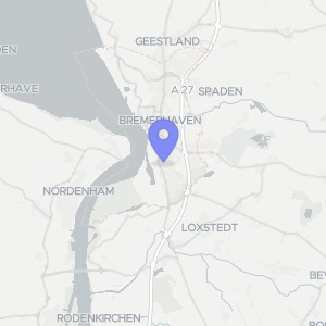 Karte von Am Oberhamm 7, 27570 Bremerhaven