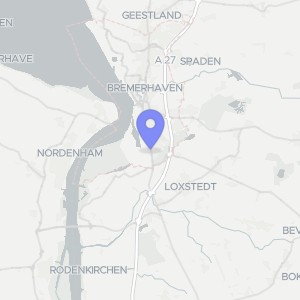 Karte von Gisselstraße 6, 27572 Bremerhaven, Wulsdorf