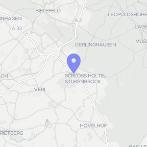Karte von Oerlinghauser Straße 4, 33758 Schloß Holte-Stukenbrock, Schloß Holte