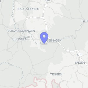 Karte von Hauserswiesen-Ring 9, 78187 Geisingen, Gutmadingen