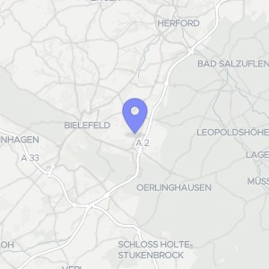 Karte von August-Fuhrmann-Straße 55, 33719 Bielefeld, Oldentrup