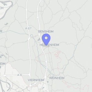 Karte von Mozartstraße 16, 64646 Heppenheim