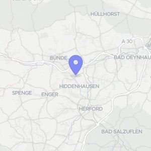 Karte von Danziger Straße 22, 32120 Hiddenhausen, Eilshausen