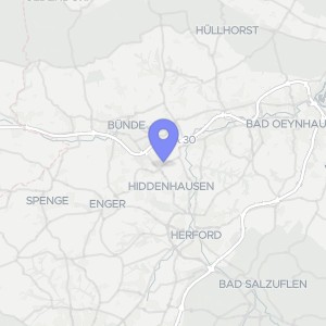 Karte von Danziger Straße 22, 32120 Hiddenhausen, Eilshausen