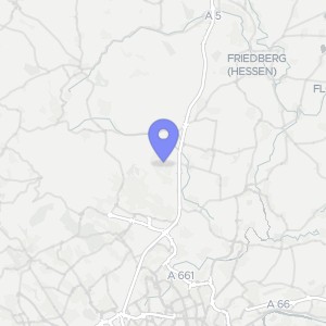 Karte von Hugenottenstr. 100, 61381 Friedrichsdorf