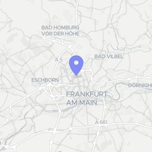 Karte von Fontanestraße 96, 60431 Frankfurt am Main, Ginnheim