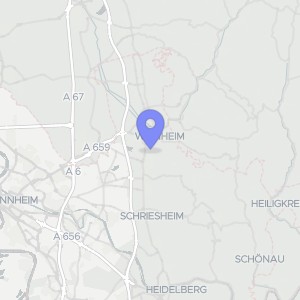 Karte von Stephansbergweg  1, 00000 Weinheim, Lützelsachsen