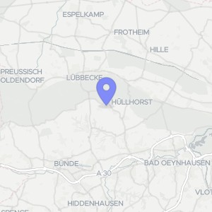 Karte von Hülsdornweg 14, 32609 Hüllhorst
