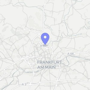 Karte von Weissdornweg 63, 60433 Frankfurt am Main, Bonames