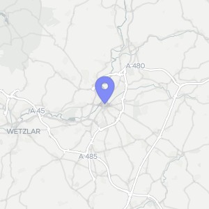 Karte von Auf die Marburgerstraße, 35396 Gießen