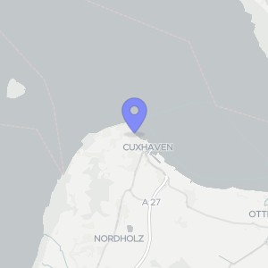 Karte von Emmastraße 33, 27474 Cuxhaven, Döse