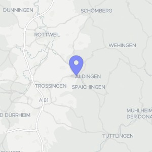 Karte von Beethovenweg 16, 78554 Aldingen