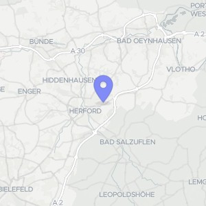 Karte von Sauerbruchstraße 42, 32049 Herford, Schwarzenmoor