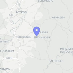Karte von Schwalbenweg 66, 78549 Spaichingen