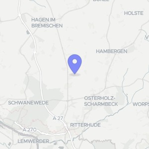 Karte von Lärchenweg 42, 27711 Osterholz-Scharmbeck, Garlstedt