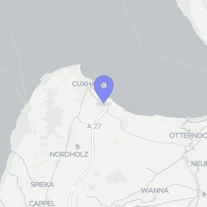 Karte von Papenstraße 55 b, 27472 Cuxhaven, Groden