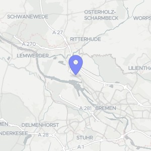 Karte von An der Finkenau 36, 28239 Bremen, Oslebshausen