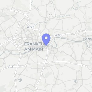 Karte von Franziusstraße 44, 60314 Frankfurt am Main, Riederwald