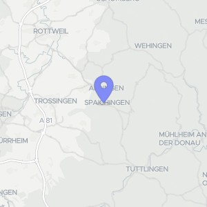 Karte von Angerstraße 13, 78549 Spaichingen