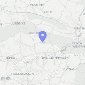 Karte von Bergkirchener Straße 250, 252, 32549 Bad Oeynhausen