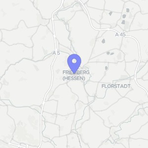 Karte von Usagasse 4, 61169 Friedberg