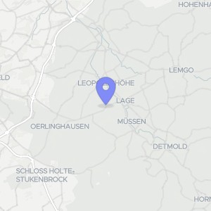 Karte von Mauerstraße 1, 32791 Lage, Wissentrup