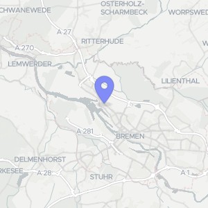 Karte von Gröpelinger Heerstr. 160 d, 28237 Bremen, Lindenhof