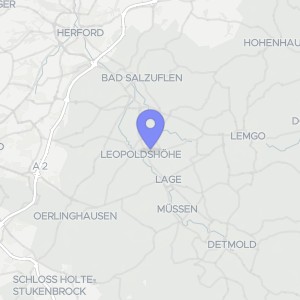 Karte von Waddenhauser Straße 41, 32791 Lage, Waddenhausen