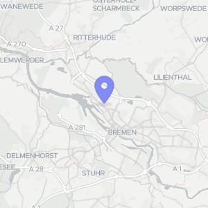 Karte von Rübekamp 10/12, 28219 Bremen, Walle