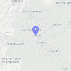 Karte von Ohrser Straße 24, 32791 Lage, Ehrentrup