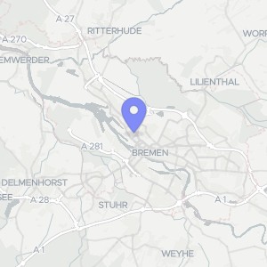 Karte von Wartburgstr.  52, 28217 Bremen, Walle