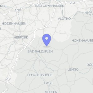 Karte von Am Bismarckturm 2, 32108 Bad Salzuflen, Wüsten