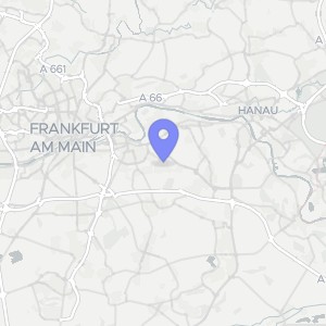Karte von Innsbrucker Straße 1, 00000 Offenbach am Main, Bieber