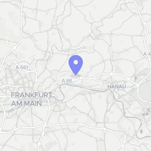 Karte von Schillerstraße 2, 63477 Maintal, Bischofsheim