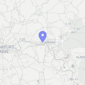 Karte von Dresdener Straße 1 d, 63454 Hanau, Kesselstadt