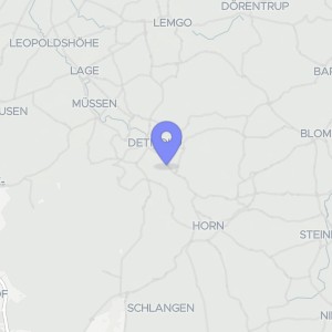 Karte von Rainstraße 6, 32760 Detmold, Spork-Eichholz