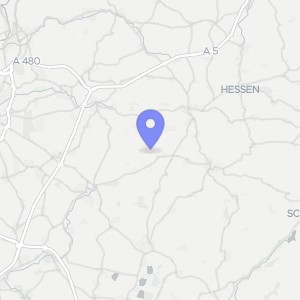 Karte von Am Biengarten 1, 35447 Reiskirchen, Ettingshausen
