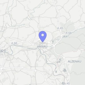 Karte von Ruhrstr. 23,25,27, 63452 Hanau