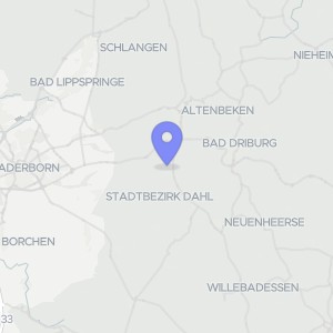 Karte von Unterm Limberg 28, 33184 Altenbeken, Schwaney