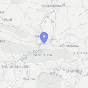 Karte von Brahmsweg 3, 32457 Porta Westfalica, Neesen