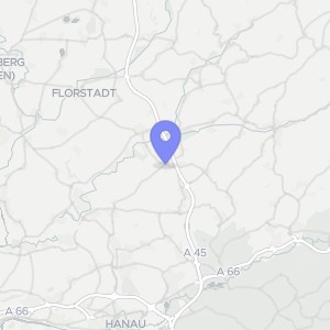 Karte von Händelstraße 12B, 63694 Limeshain, Rommelhausen