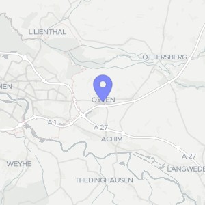Karte von Brunnenweg 26, 28876 Oyten
