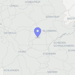 Karte von Meinberger Straße 10, 32825 Blomberg, Herrentrup