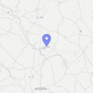 Karte von Hintergasse 1, 35315 Homberg (Ohm), Maulbach