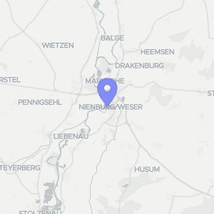 Karte von Spreckelsenstraße, angrenzend an Haus Nr. 24 sowie zwischen Haus Nr. 14 und Haus Nr. 24, Martinsheidestraße zwischen Haus Nr. 41  und Haus Nr. 45, 31582 Nienburg