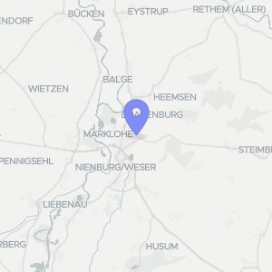 Karte von Zur Alten Mühle 7, 31582 Nienburg, Erichshagen