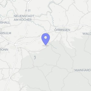 Karte von , 74626 Bretzfeld OT Scheppach