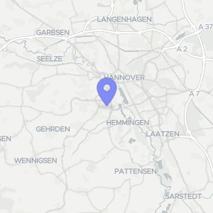 Karte von Mansfeldstraße  33, 30459 Hannover, Ricklingen