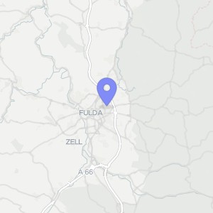 Karte von Friedenstraße 10, 36100 Petersberg